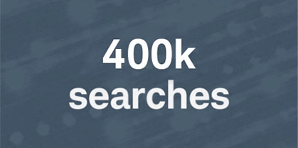 400k searches