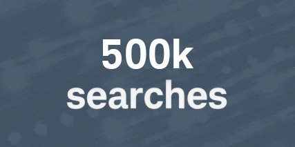 500k searches