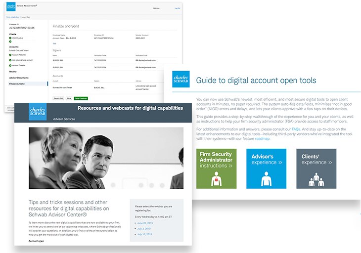 Digital onboarding screenshot