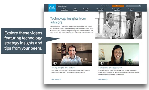 Explore these videos featuring technology strategy insights and tips from your peers.