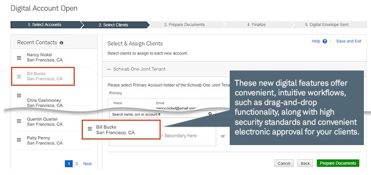 Use new tools to help clients open accounts and manage details—fast, secure, and paper-free