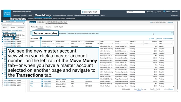 Move Money | Advisor Services