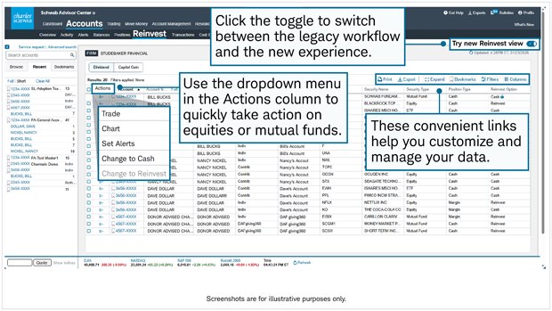 Other Enhancements | Advisor Services