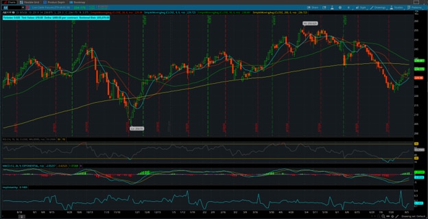 Live Cattle 1-year Daily Chart 