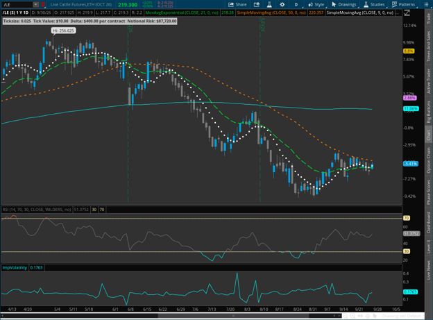 Live Cattle Futures (LEV26)