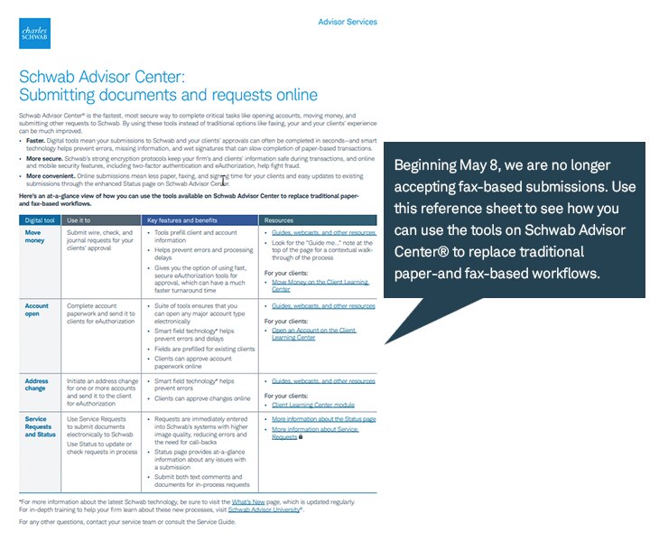 Use digital tools and Service Requests for efficient processing