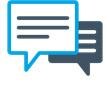 Icon depicting speech bubbles