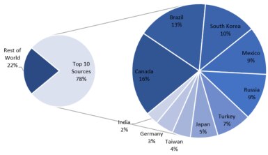 Top 10 Sources of US Steel Imports