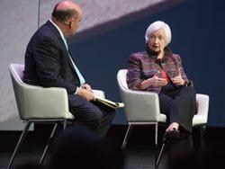 Janet Yellen in chair
