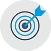 Bullseye on a target
