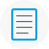 Illustrated icon of a white paper
