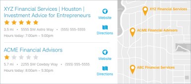 local business listings