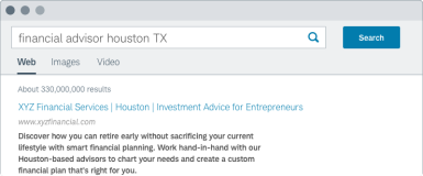 Search page description
