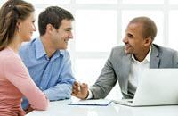 When meeting with clients, sit to their left with an open body posture. The left side of the face attracts people’s attention.